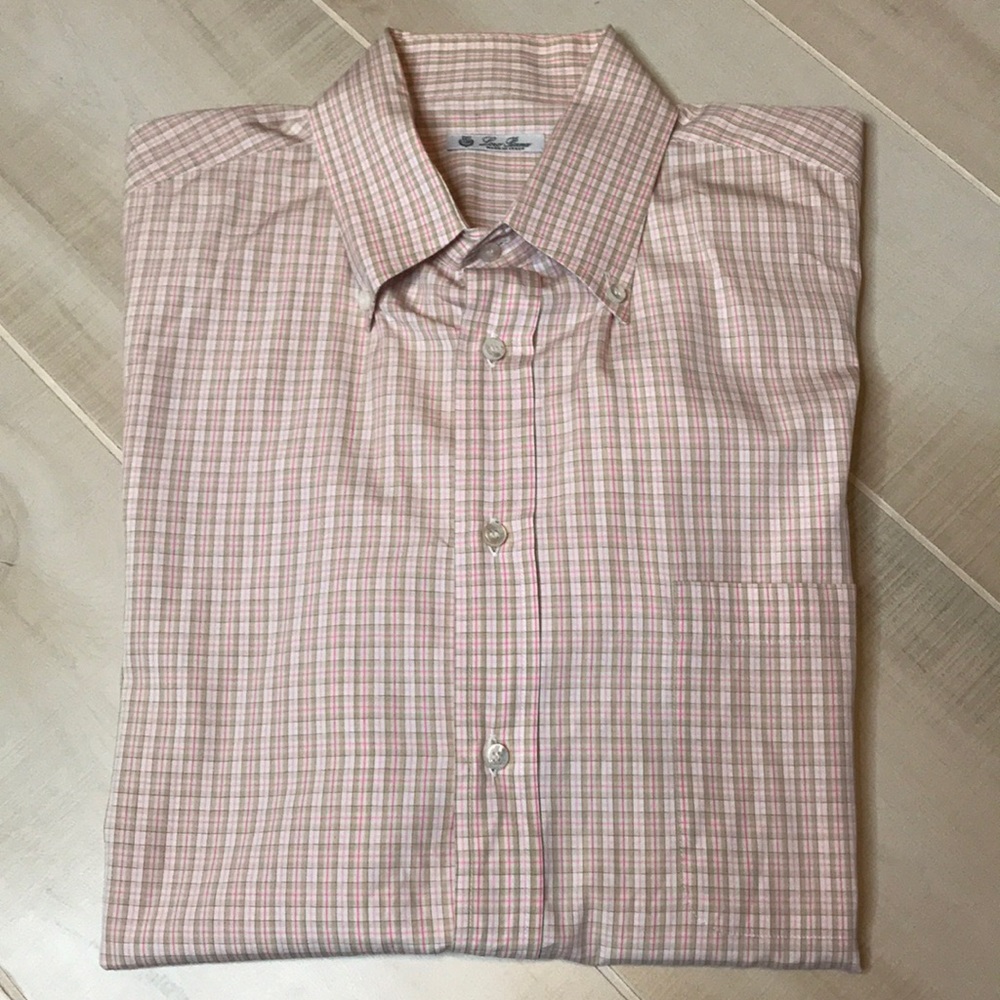 Loro piana made in Italy button down shirt S17 1/2